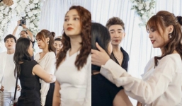 Chi Dân chung hình với Lan Ngọc trong đám cưới Trường Giang, khuôn mặt già nua khác thường