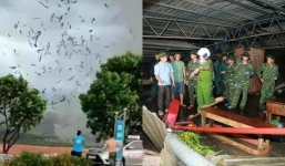 Lốc xoáy kinh hoàng ở Vĩnh Phúc khiến 3 người chết, 18 người bị thương