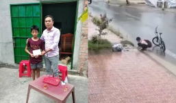 Gia cảnh đáng thương của cậu bé đội mưa, dọn rác khơi cống nước hot nhất MXH