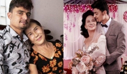 Xôn xao ảnh cô dâu 65 tuổi mặc váy cưới bên chồng Tây, rộ tin làm đám cưới bí mật