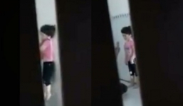 Xôn xao đoạn clip bé gái nghi bị cha dượng bạo hành gây phẫn nộ