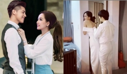 Noo Phước Thịnh tình tứ cài khóa váy, phản ứng thích thú của Mai Phương Thúy gây chú ý