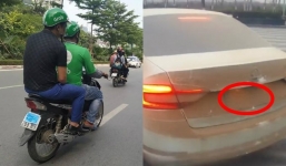 Dùng khẩu trang, để xe quá bẩn che biển số, tài xế có thể bị phạt nặng