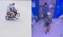 Công khai hình ảnh 2 đối tượng cướp ngân hàng BIDV ở Hà Nội