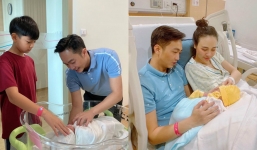 Đàm Thu Trang lộ gương mặt nhợt nhạt sau sinh, tên con gái nhỏ giống quý tử của Hà Hồ