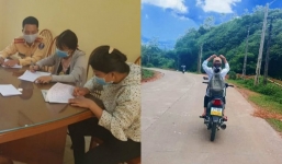 Nữ sinh 2k4 đi xe máy, thả 2 tay tạo hình trái tim đăng ảnh lên Facebook bị xử phạt