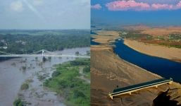 Dòng sông đổi hướng sau cơn bão, cây cầu bỗng chốc trở nên vô dụng nhất thế giới