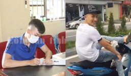 Nam thanh niên buông 2 tay, dùng 1 chân lái xe ở Hải Dương đã bị công an triệu tập, xử phạt