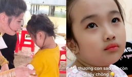 Quặn lòng câu hỏi của bé gái: ‘Mẹ thương con sao đi lấy chồng?’