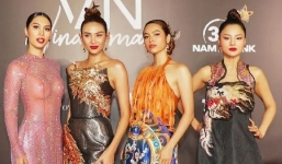 Hà Anh có động thái sau sự cố áo 'phản chủ', lộ rõ 'tuyết lê' trên sân khấu Miss Universe 