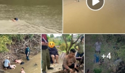 Khoảnh khắc chàng trai lao xuống dòng sông dữ cứu người được CDM khen nức nở