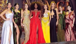 Thùy Tiên bật sáng giữa ‘rừng’ người đẹp đêm Bán kết MGI 2022