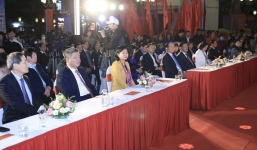 Khai trương Khu phố ẩm thực đêm kết hợp đi bộ Đảo Ngọc - Ngũ Xã, quận Ba Đình