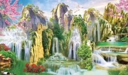 Loại tranh cực tốt cho phong thủy, treo trước nhà sẽ rước tài lộc, quý nhân, gia đình cực may mắn