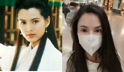 'Tiểu Long Nữ' Lý Nhược Đồng khoe vẻ đẹp trong veo trên tàu điện ngầm
