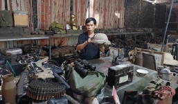 “Bảo tàng nhỏ” trưng bày chứng tích chiến tranh