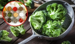 Không phải muối, bỏ thêm gia vị này vào bông cải xanh sẽ tăng tác dụng chống viêm lên 30% chỉ sau 1 giây
