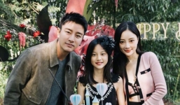 Giả Nãi Lượng và Lý Tiểu Lộ lần đầu chung khung hình sau ly hôn, biểu cảm của con gái thành tâm điểm