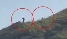 Lộ diện 'người ngoài hành tinh' cao 3m, lang thang trên đỉnh đồi ở Brazil hồi đầu năm mới