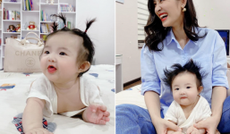 Đông Nhi tạo kiểu tóc mới cho con gái và cái kết khiến dân tình cười nghiêng ngả