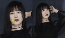 'Nàng Cỏ' Goo Hye Sun bị nghi quên lau miệng sau ăn khi tham gia buổi họp báo?