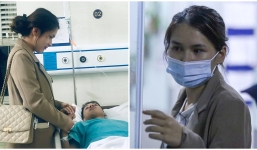 Vợ Đỗ Hùng Dũng khóc nức nở khi biết tin chồng gặp chấn thương nghiêm trọng