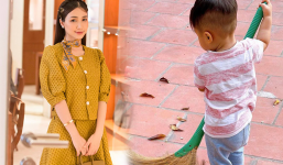 Hòa Minzy được netizen ủng hộ nhiệt tình khi chia sẻ cách nuôi dạy quý tử nhà mình