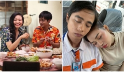 Tuấn Dũng - Lê Lộc vô tư dựa đầu vào nhau ngủ, dân tình tích cực 'đẩy thuyền'