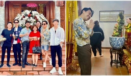 Đến nhà thờ Tổ của nghệ sĩ Hoài Linh trả lễ, Trấn Thành bị nghi vấn mượn quần đàn anh