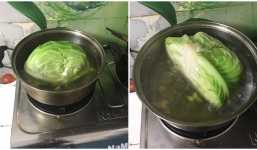 Nhờ chồng luộc bắp cải, vợ 'cạn lời' khi mở vung, dân mạng giúp 'chữa cháy' thành món ăn cực ngon