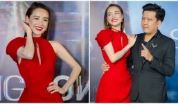 Trường Giang mắt đỏ hoe vì xúc động khi được Nhã Phương cảm ơn trong buổi công chiếu phim