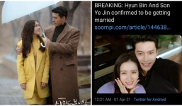 Thực hư thông tin về đám cưới của Hyun Bin và Son Ye Jin 