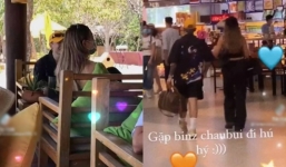 Fan phấn khích khi bắt gặp hình ảnh Châu Bùi - Binz nắm tay tình tứ ở sân bay