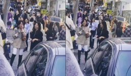 Bị 'team qua đường' bắt gặp, nhan sắc đời thường của Song Hye Kyo khiến nhiều người ngỡ ngàng