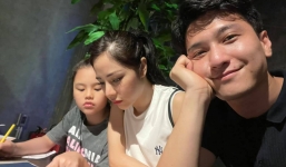 Huỳnh Anh khoe khoảnh khắc tình cảm bên con riêng của bạn gái hơn 6 tuổi