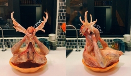 Ra chéo chân gà để cúng, cô gái khiến bà mẹ 'câm nín' khi nhìn thấy thành phẩm