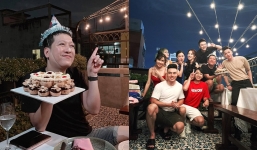 Trường Giang lẻ loi tổ chức sinh nhật cùng hội bạn, tiết lộ lý do vợ con không đến dự 