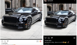 'Đại chiến Rolls-Royce' chưa hạ nhiệt, đại gia Đức Huy đã khoe tậu siêu xe Bentley bản giới hạn