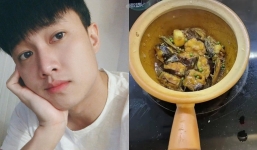 Vừa khoe tậu biệt thự khủng, Quốc Trường tiếp tục trổ tài vào bếp khiến hội chị em xuýt xoa