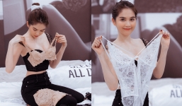 Ngọc Trinh khoe ảnh thử áo nhỏ, dân mạng soi vòng ngực trồi sụt bất thường