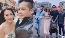 Mặc tin đồn ngoại tình, Hoàng Anh vẫn 'tay trong tay' sánh đôi cùng Thắm Bebe 