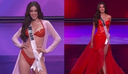 Khánh Vân catwalk cực đỉnh trong váy dạ hội, cú xoay 'xuất thần' khiến khán giả phát cuồng