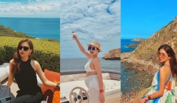 Phanh Lee khoe bụng bầu vượt mặt sau khi về làm dâu chốn hào môn 