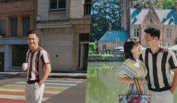 Hạnh phúc là thế, Mạnh Trường vẫn phải than thở vì điều này khi châu Âu cùng vợ bầu 