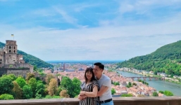 Mạnh Trường hạnh phúc khoe đã hoàn thành xuất sắc nhiệm vụ với bà xã