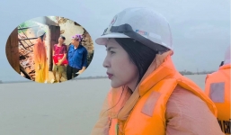 CĐM 'quay xe 360 độ' sau khi thấy hình ảnh Thủy Tiên lội nước đội mưa đi hỗ trợ miền Trung