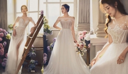 Tung ảnh váy cưới đẹp tựa nữ thần, mỹ nhân đẹp nhất VTV khiến dân tình xôn xao