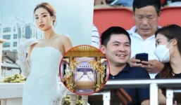 Lộ diện nơi tổ chức lễ cưới của nàng hậu Đỗ Mỹ Linh và thiếu gia nhà bầu Hiển