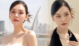 Á hậu Tường San khiến dân tình rớt hố u mê với nhan sắc cực ngọt ngào hậu sinh ái nữ đầu lòng