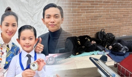 Gia đình Khánh Thi Phan Hiển bất ngờ gặp sự cố ở sân bay khiến dân tình lo lắng 